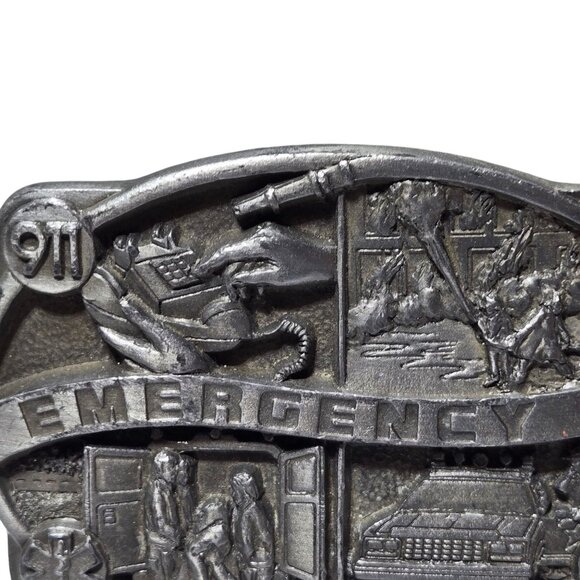 Paramedic Fireman Police Belt Buckle Vintage Emergency 911 Officer Fire Fighter - Picture 15 of 15